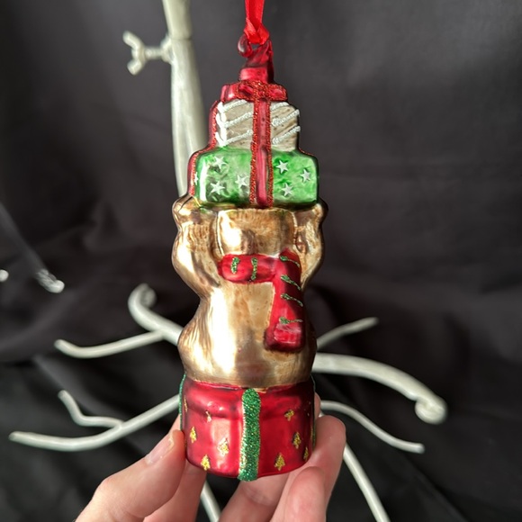 Blown Glass Bear Ornament - Picture 3 of 7